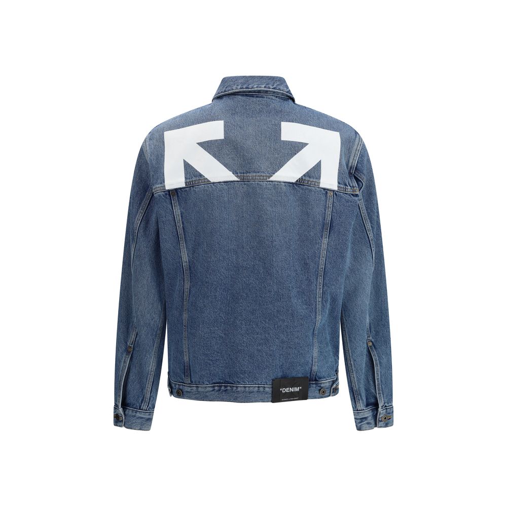 Veste en jean bleu en coton Off-White