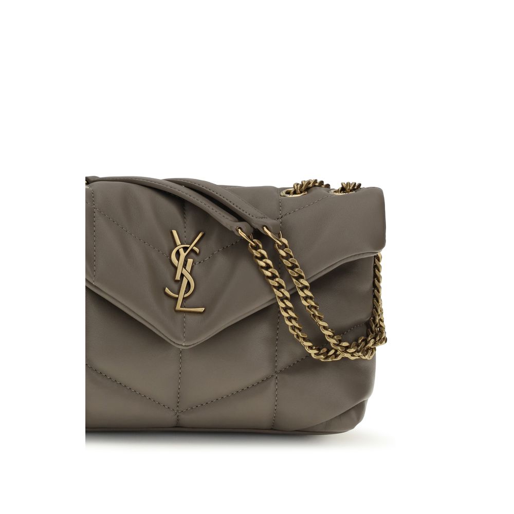 Sac bandoulière Saint Laurent Aries en agneau gris Ovis Avis