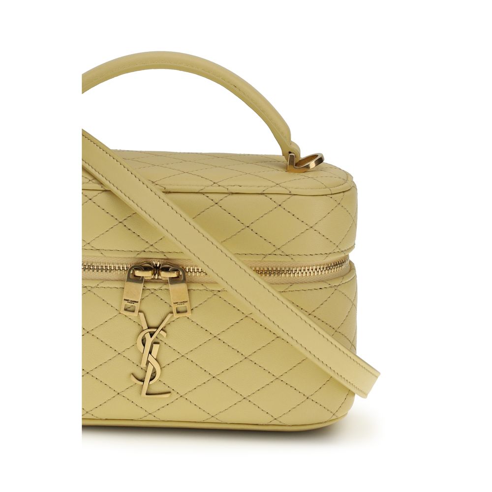 Saint Laurent Bicolor Calf Leather Bos Taurus Shoulder Bag