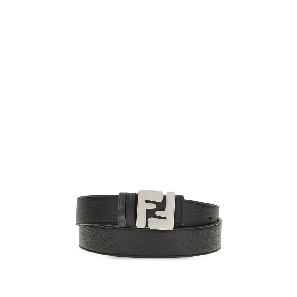 Ceinture Fendi Bos Taurus Regular en cuir de veau noir