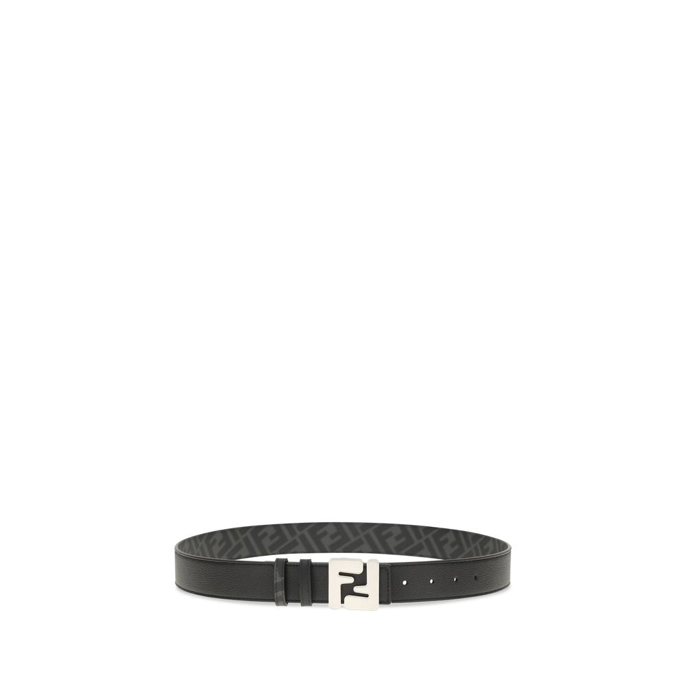 Ceinture Fendi Bos Taurus Regular en cuir de veau noir