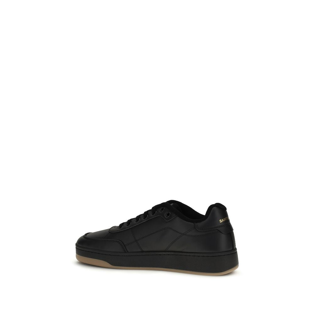 Baskets basses Saint Laurent Bos Taurus en cuir de veau noir