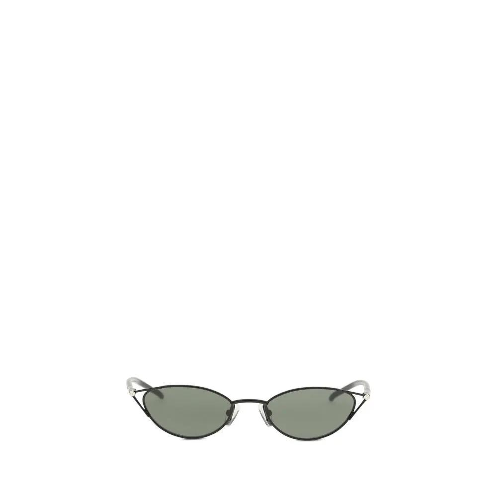 Lunettes de soleil Alexander McQueen en métal noir
