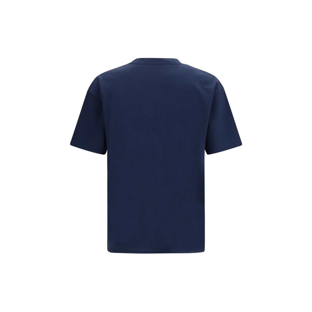 T-shirt en coton bleu Saint Laurent