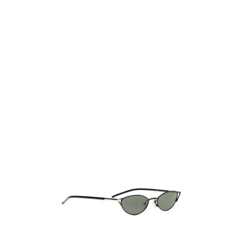 Lunettes de soleil Alexander McQueen en métal noir