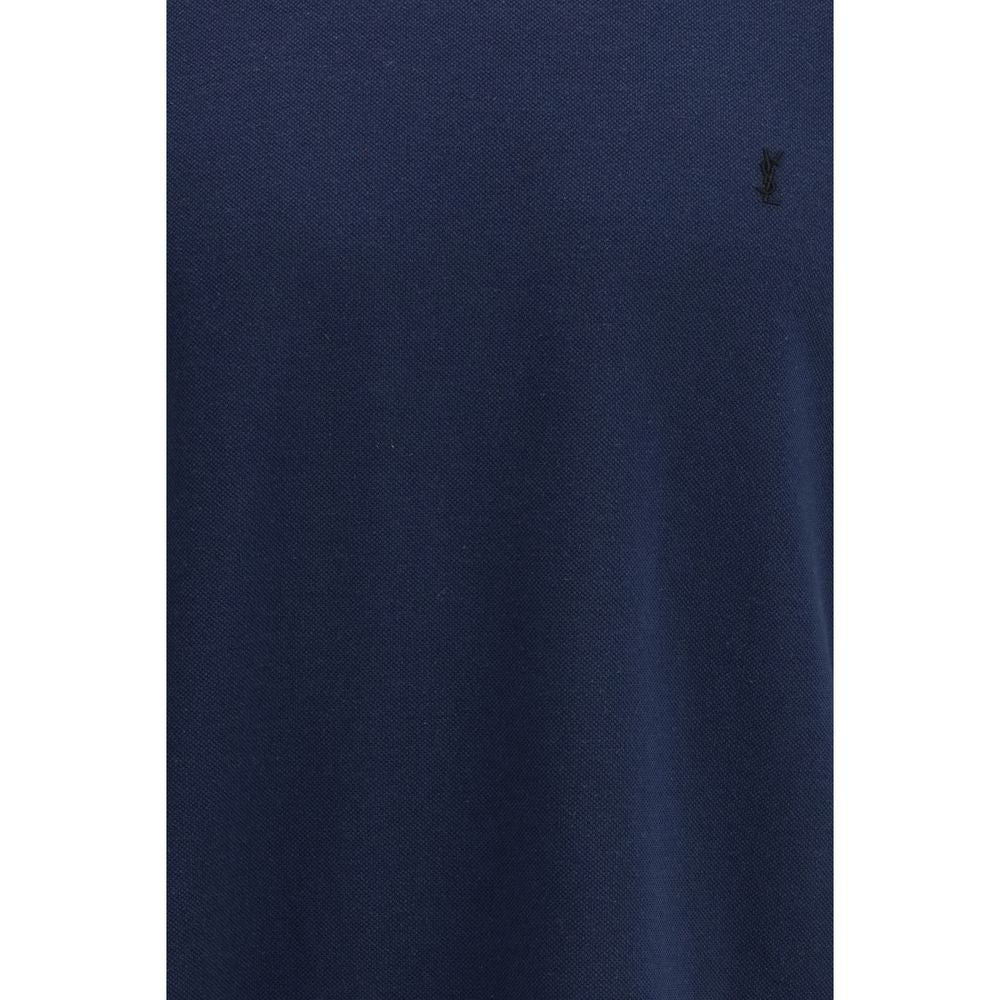 T-shirt en coton bleu Saint Laurent