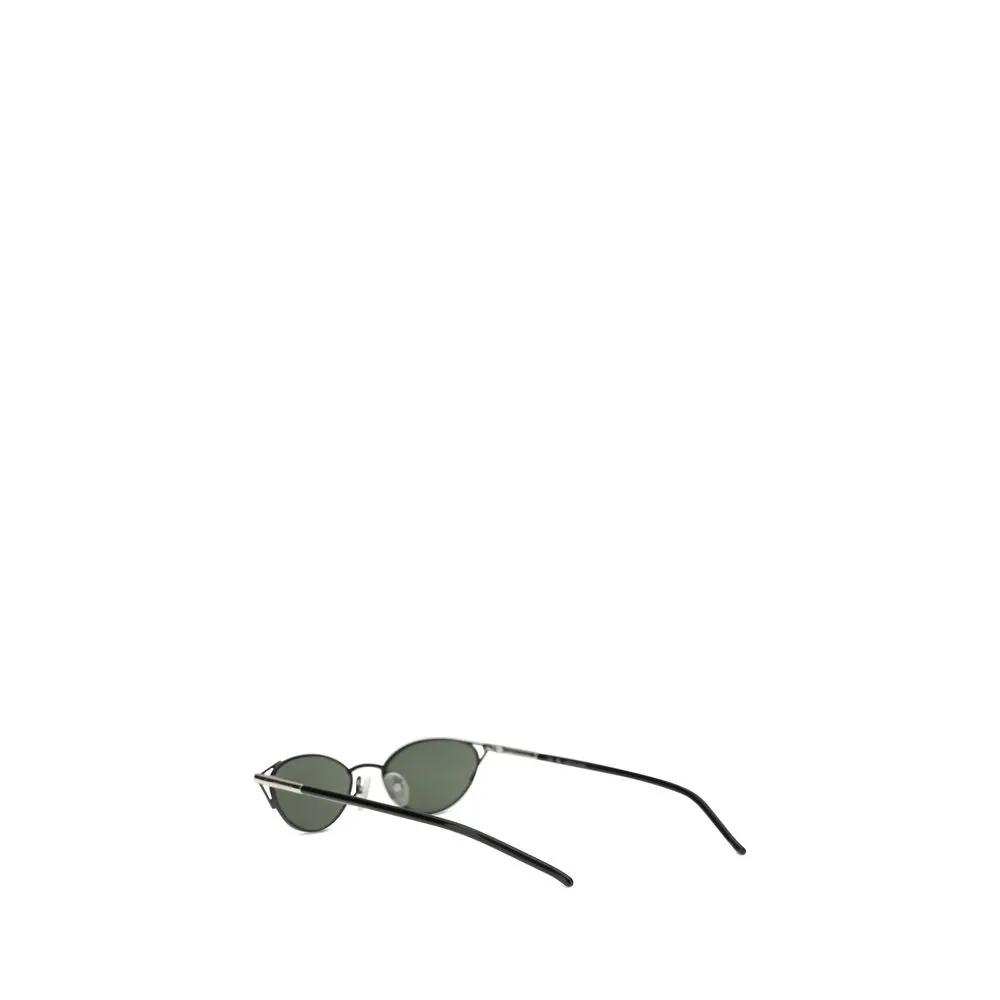 Lunettes de soleil Alexander McQueen en métal noir