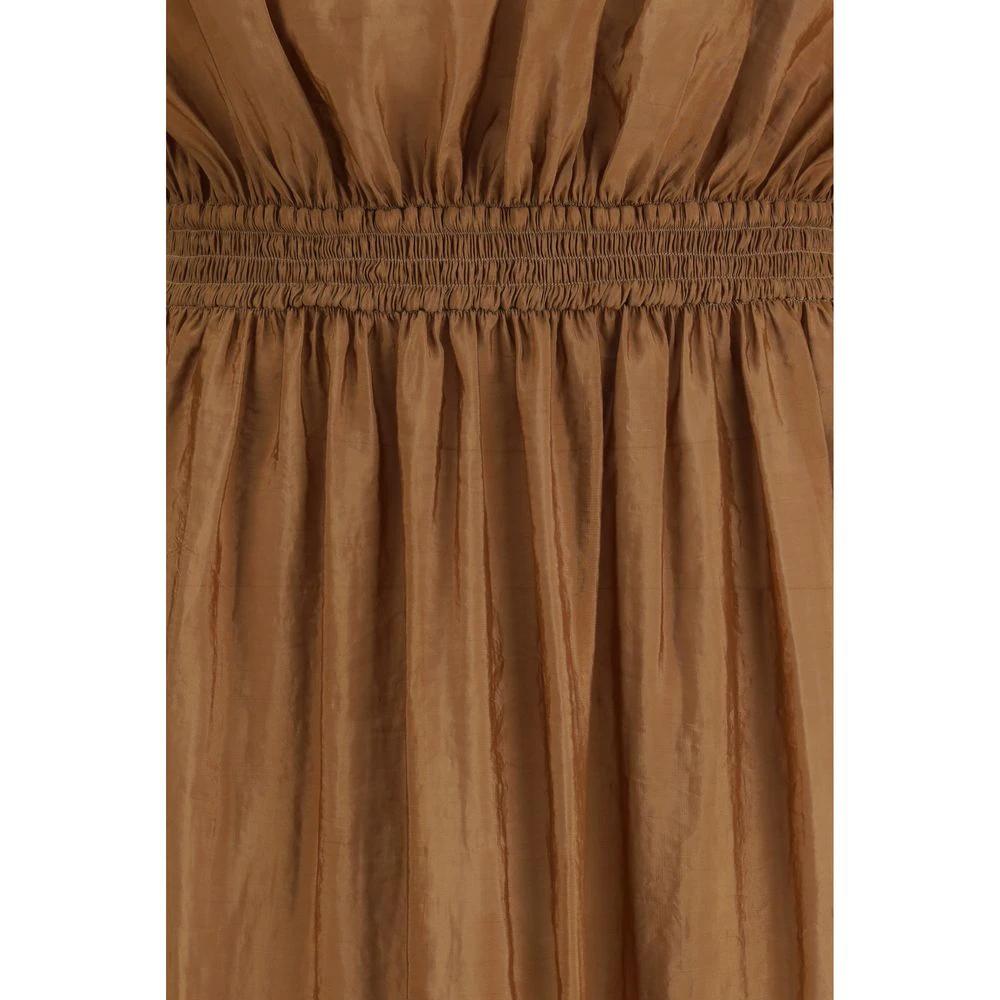 Saint Laurent Beige Polyester Casual Dress