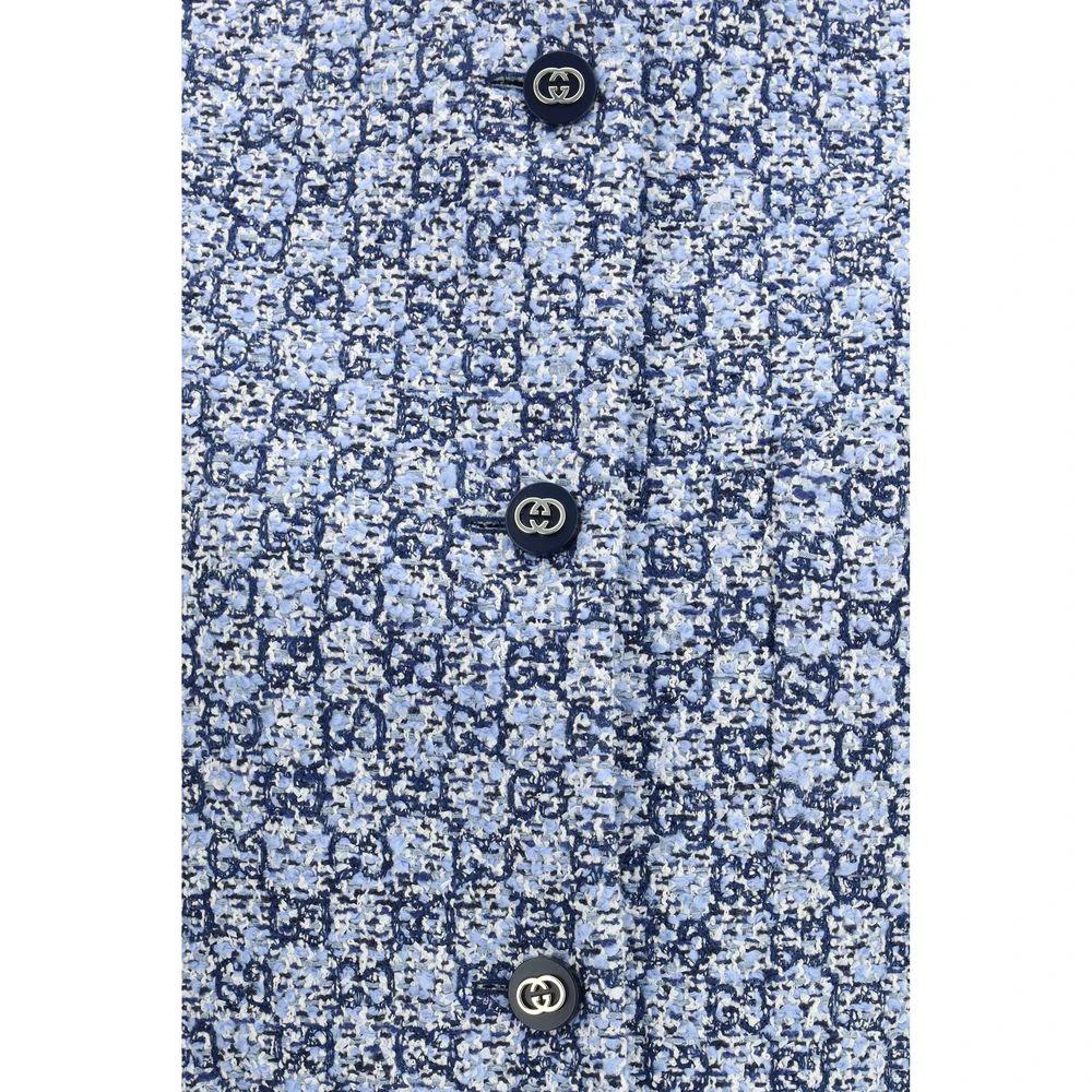 Veste sans manches Gucci en coton bleu