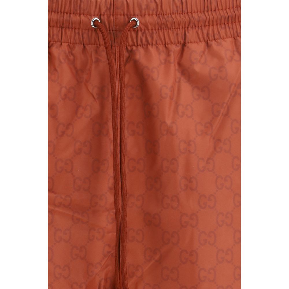 Gucci Orange Polyester Shorts
