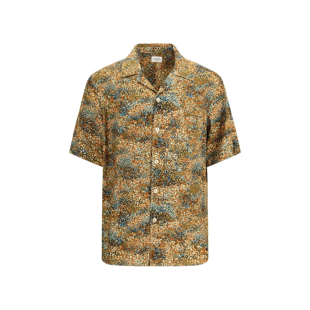 Chemise Saint Laurent à motifs multicolores en viscose