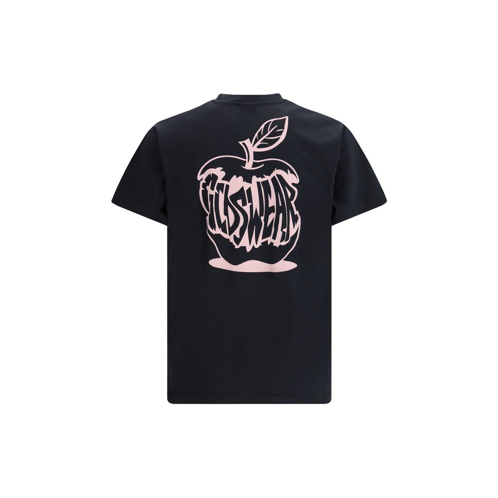 T-shirt en coton gris GCDS