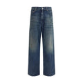 Jean MM6 bleu en coton coupe décontractée