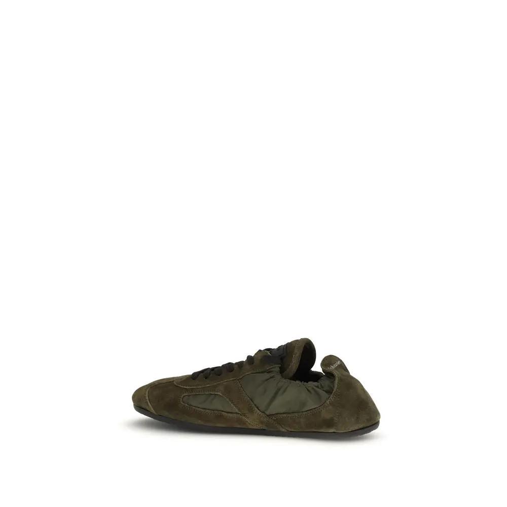 Proenza Schouler Bicolor Calf Leather Bos Taurus Low Top Sneakers