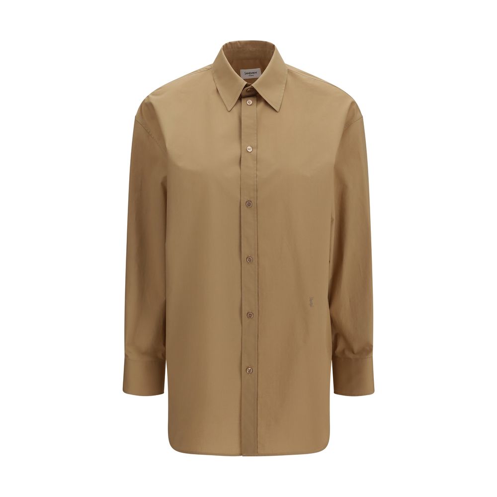 Saint Laurent Beige Cotton Shirt