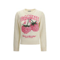 Sweat-shirt Ganni Beige Laine Oves Aries
