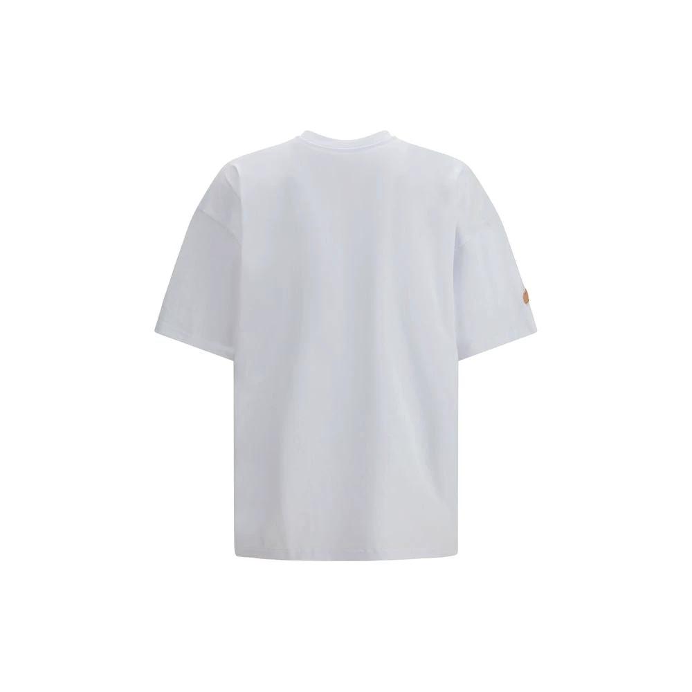 T-shirt en coton blanc à col rond