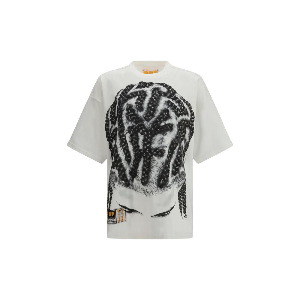 T-shirt en coton blanc à col rond