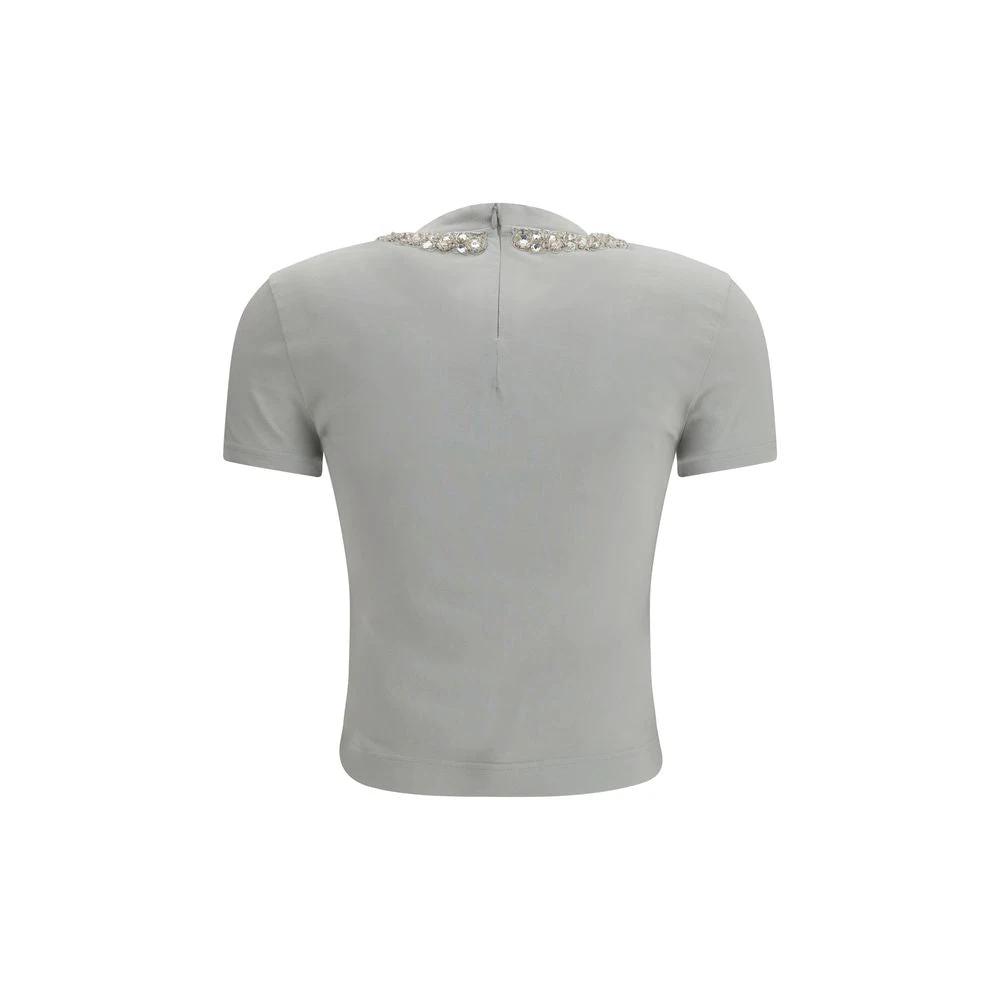 T-shirt gris en coton Dolce &amp; Gabbana