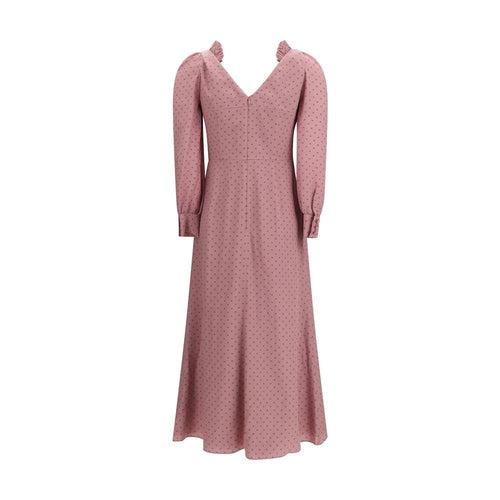 Robe décontractée en soie multicolore Alessandra Rich