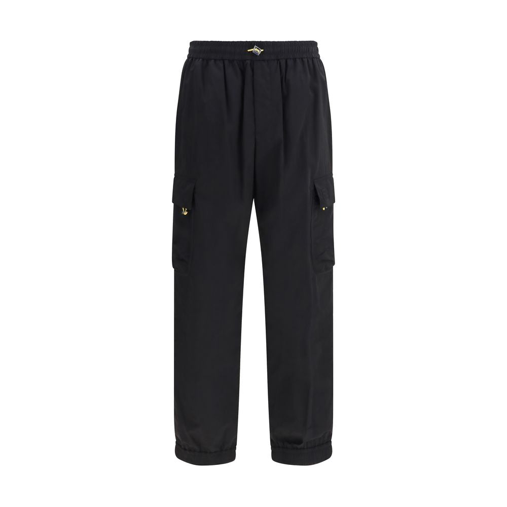 Pantalon cargo Fendi en coton noir