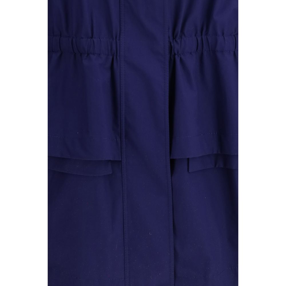 Parka Fendi en coton bleu