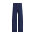 Jean droit en coton bleu Fendi