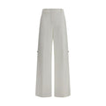 Pantalon en coton blanc Fendi