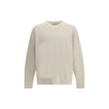 Sweat-shirt en coton beige Golden Goose
