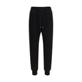 Pantalon décontracté en coton noir Dolce &amp; Gabbana