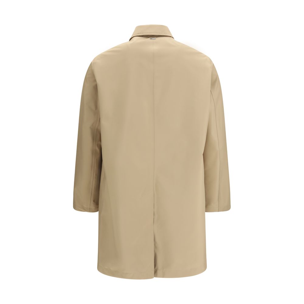 Herno Beige Polyester Trench Coat