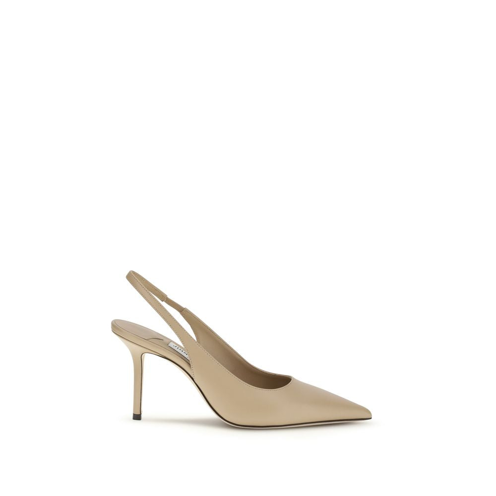 Escarpins à plateforme Jimmy Choo Bos Taurus en cuir de veau beige
