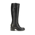 Bottes à lacets Chloé Bos Taurus en cuir de veau noir