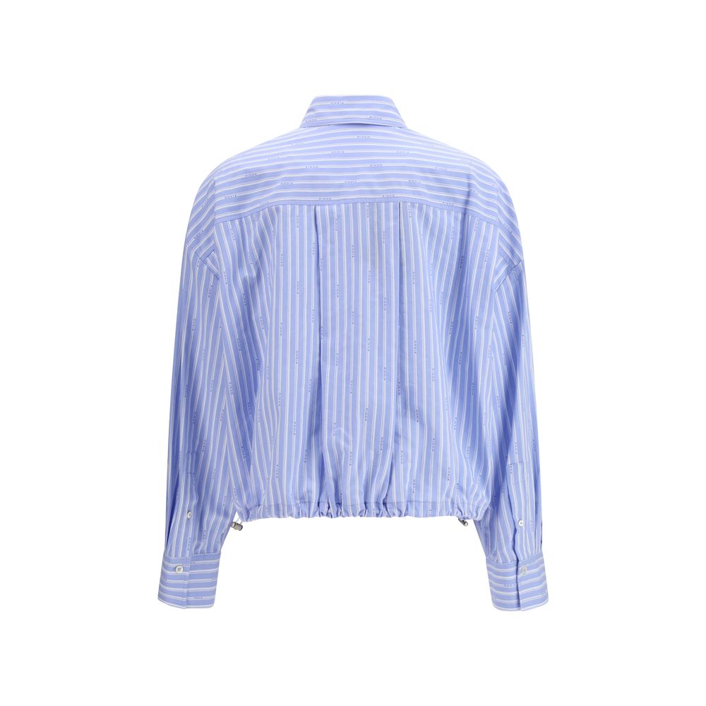 PINKO Blue Cotton Pattern Shirt
