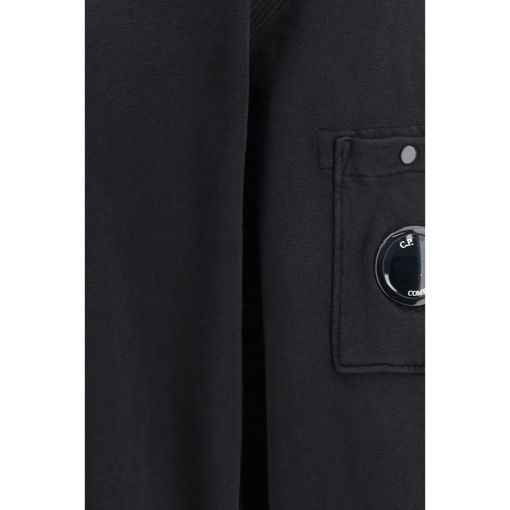 C.P. Company Black Cotton Sweatshirt