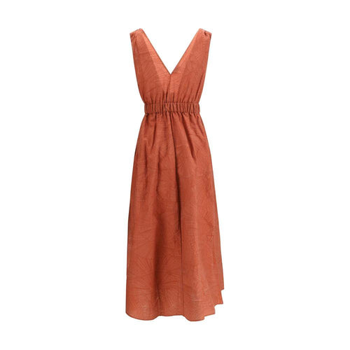 Robe décontractée en coton multicolore Brunello Cucinelli