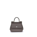 Sac bandoulière Dolce & Gabbana Bos Taurus en cuir de veau gris