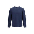 Sweat-shirt bleu en coton CP Company