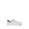 Baskets basses Burberry Bos Taurus en cuir de veau blanc