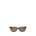 Lunettes de soleil Alexander McQueen en acétate marron