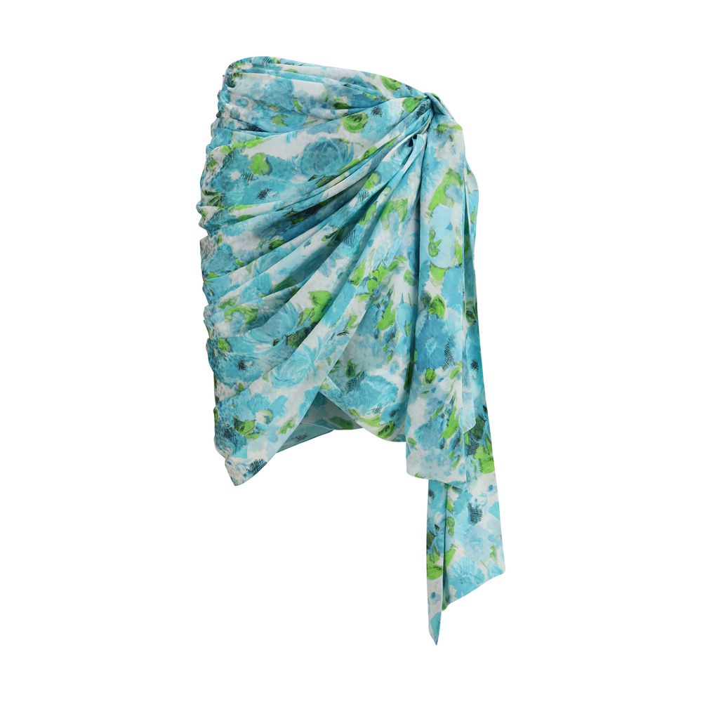 Chloé Multicolor Silk Mini Skirt