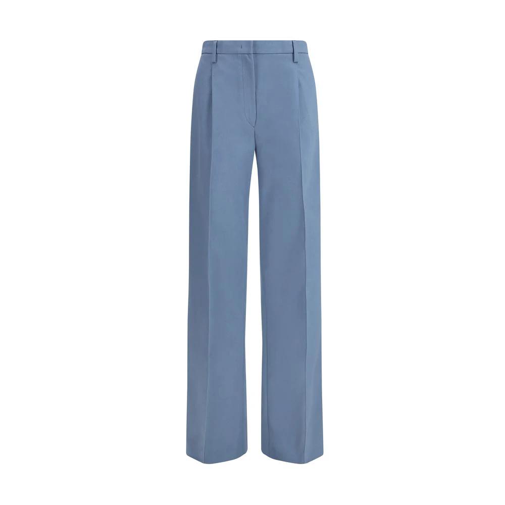 Prada Blue Cotton Chino Pants