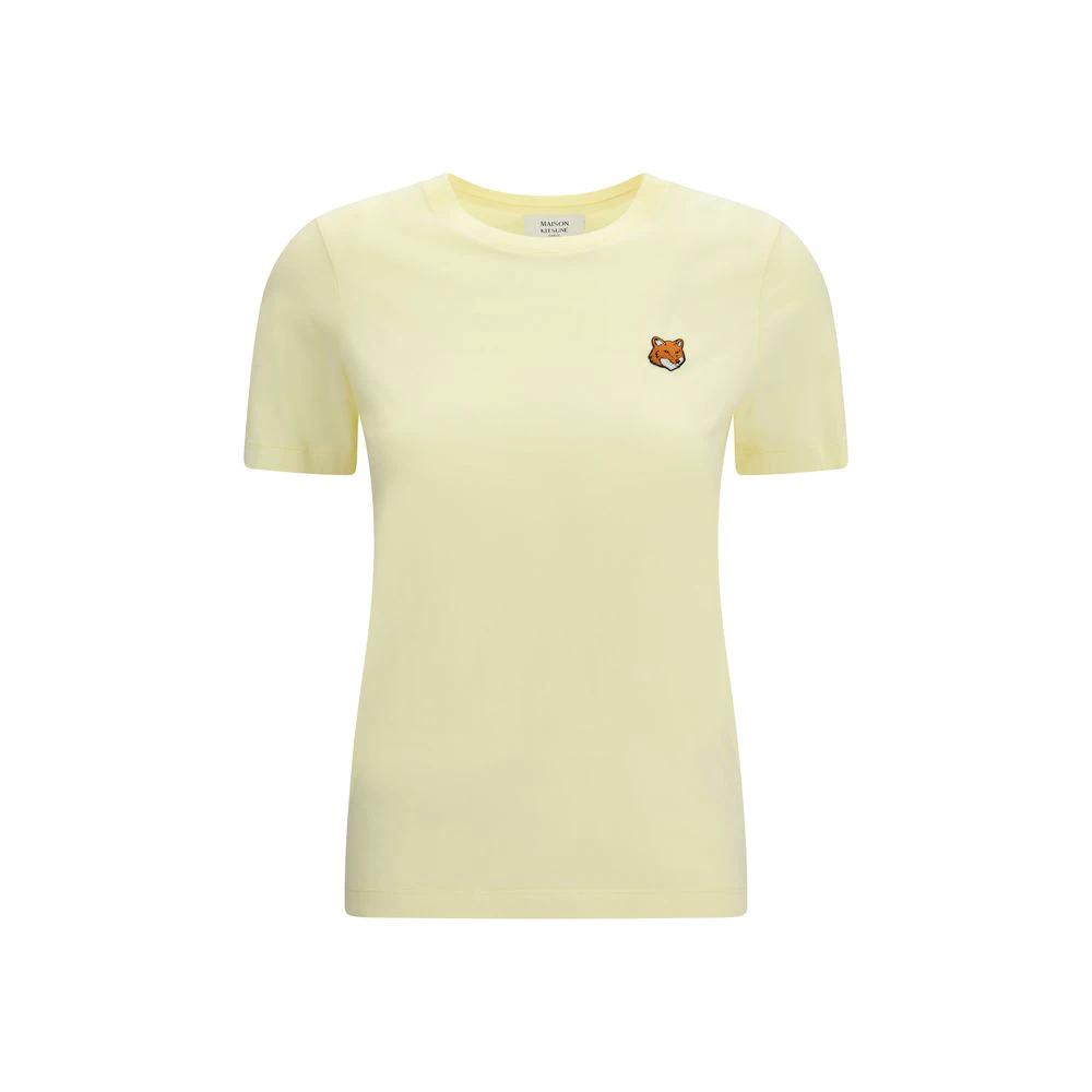 T-shirt en coton bicolore Maison Kitsuné