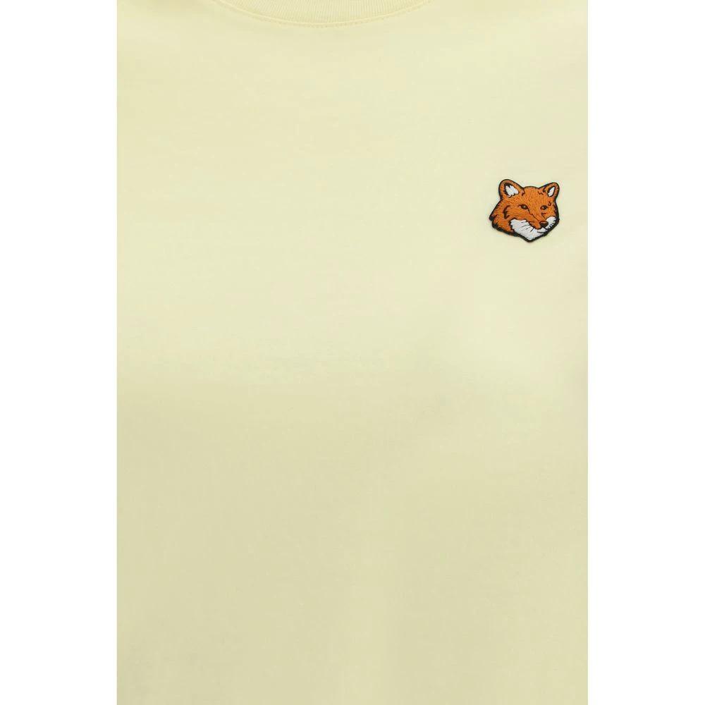 T-shirt en coton bicolore Maison Kitsuné