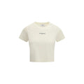 T-shirt en coton beige Maison Kitsuné