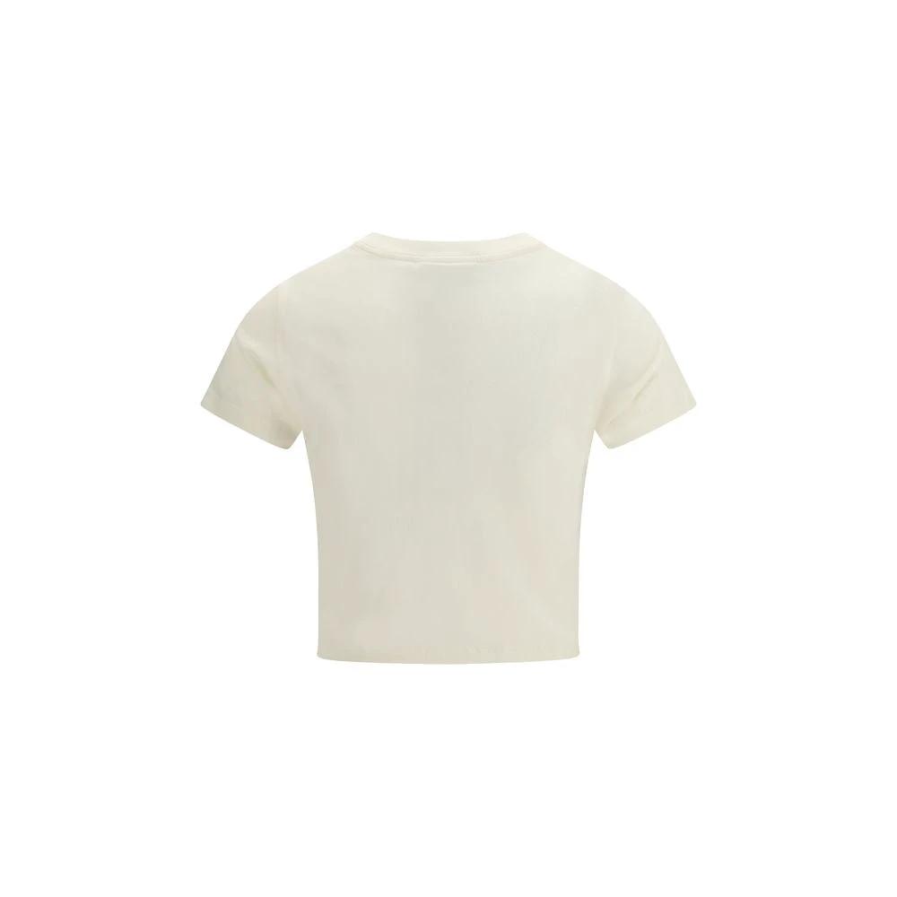 T-shirt en coton beige Maison Kitsuné