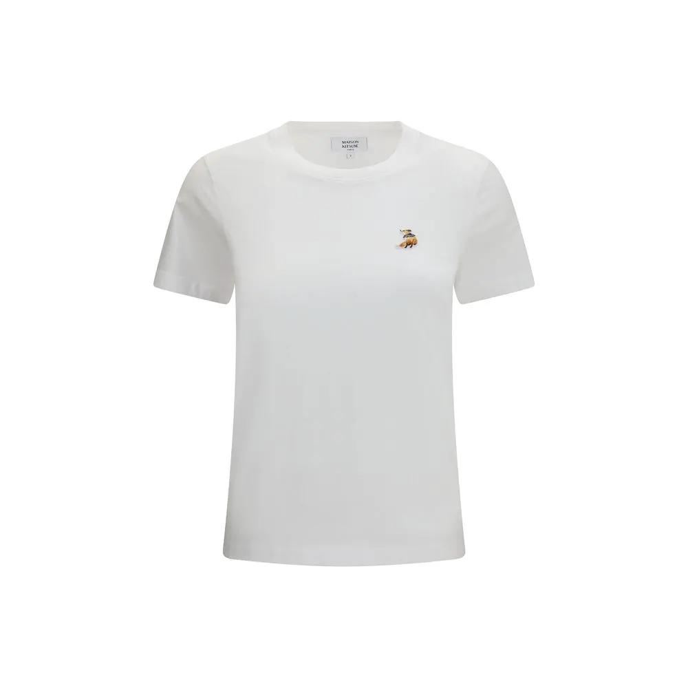 Maison Kitsuné White Cotton T-Shirt