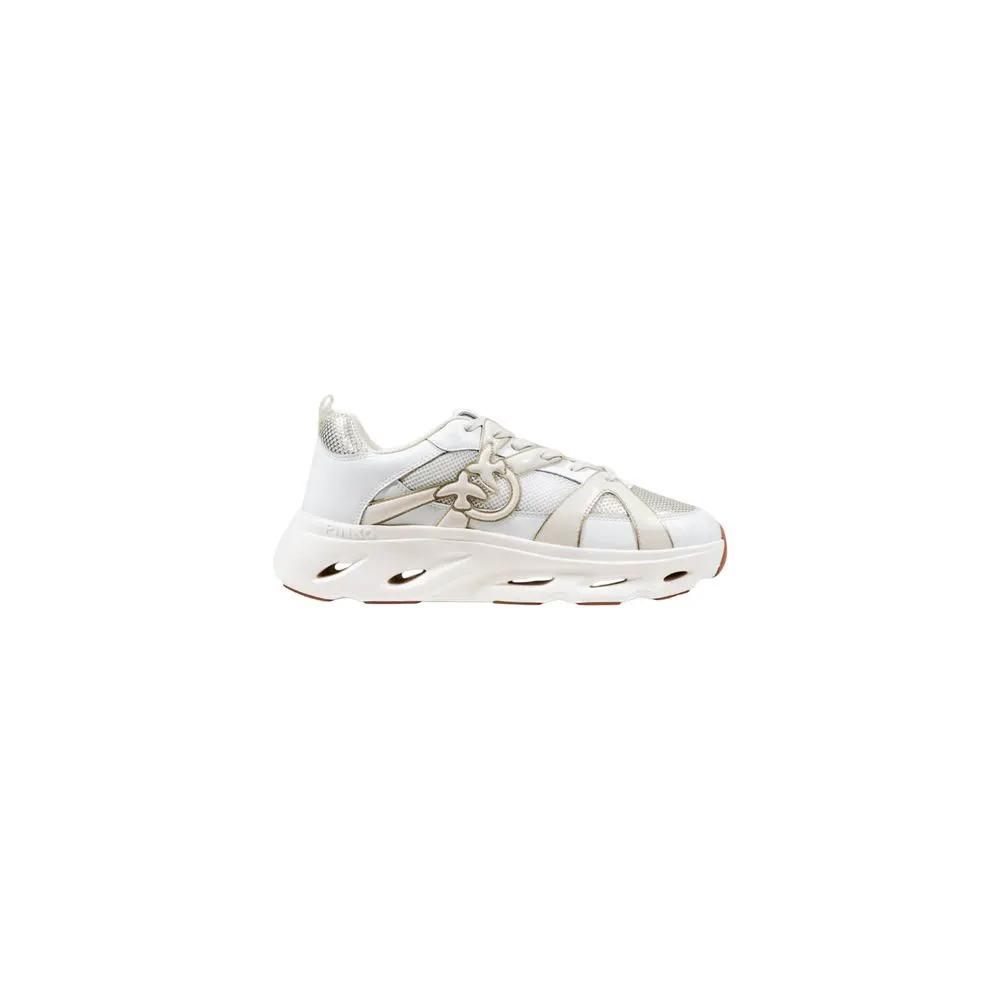 Baskets de sport PINKO en cuir blanc