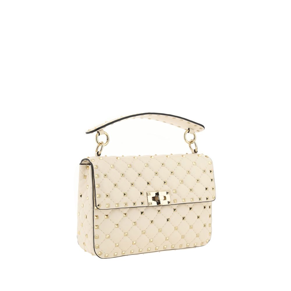 Valentino Garavani White Lamb Ovis Aries Aries Shoulder Bag