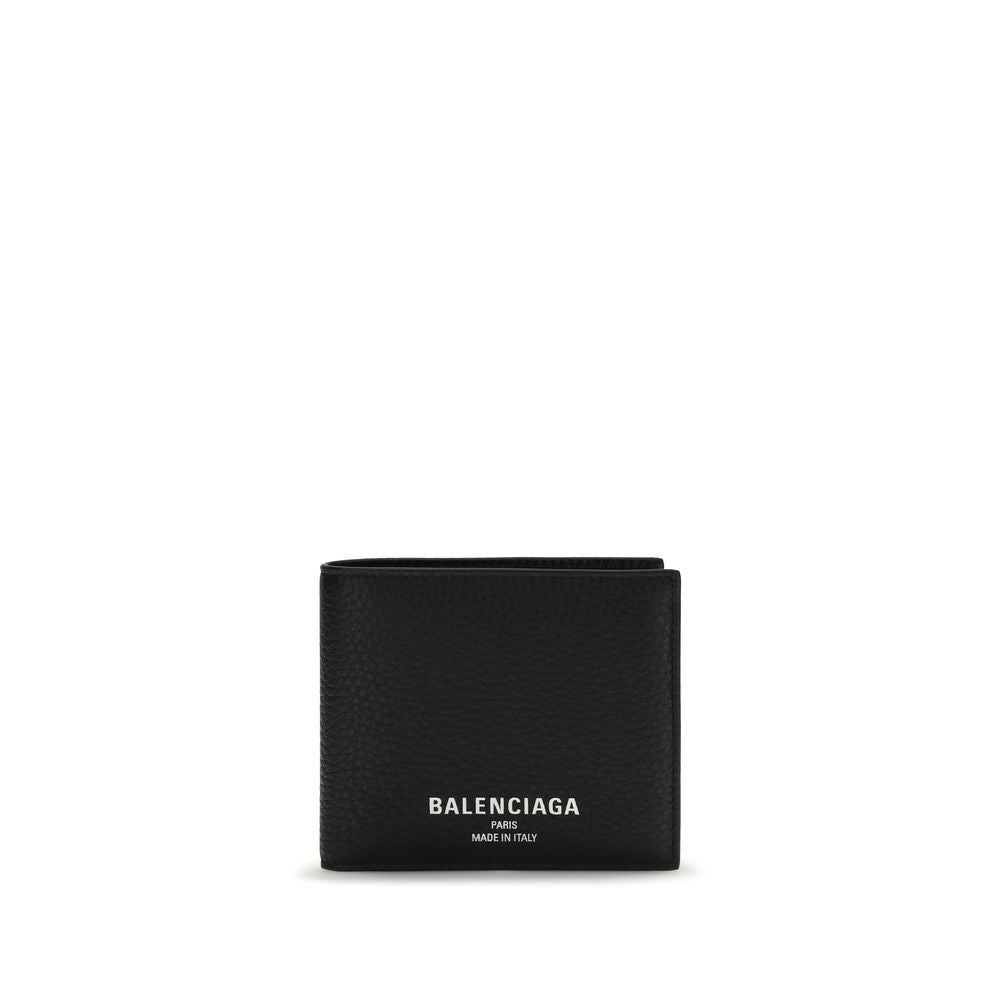 Balenciaga Black Calf Leather Bos Taurus Wallet